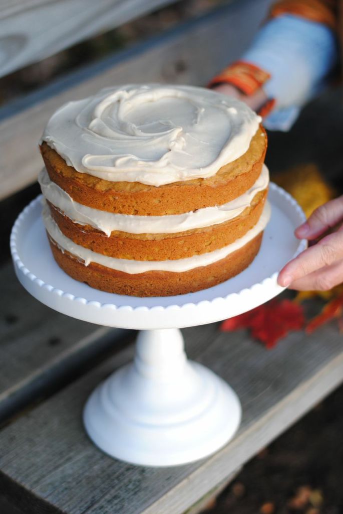 Salty Pumpkin Spice Cake