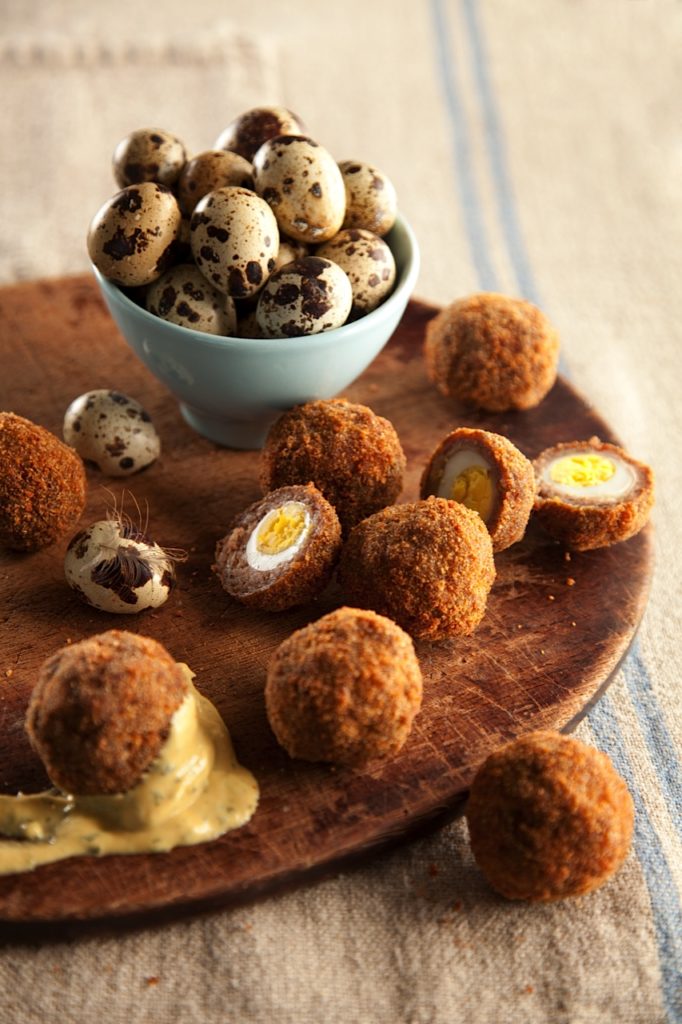 Scotch Quail Eggs from Libbie Summers