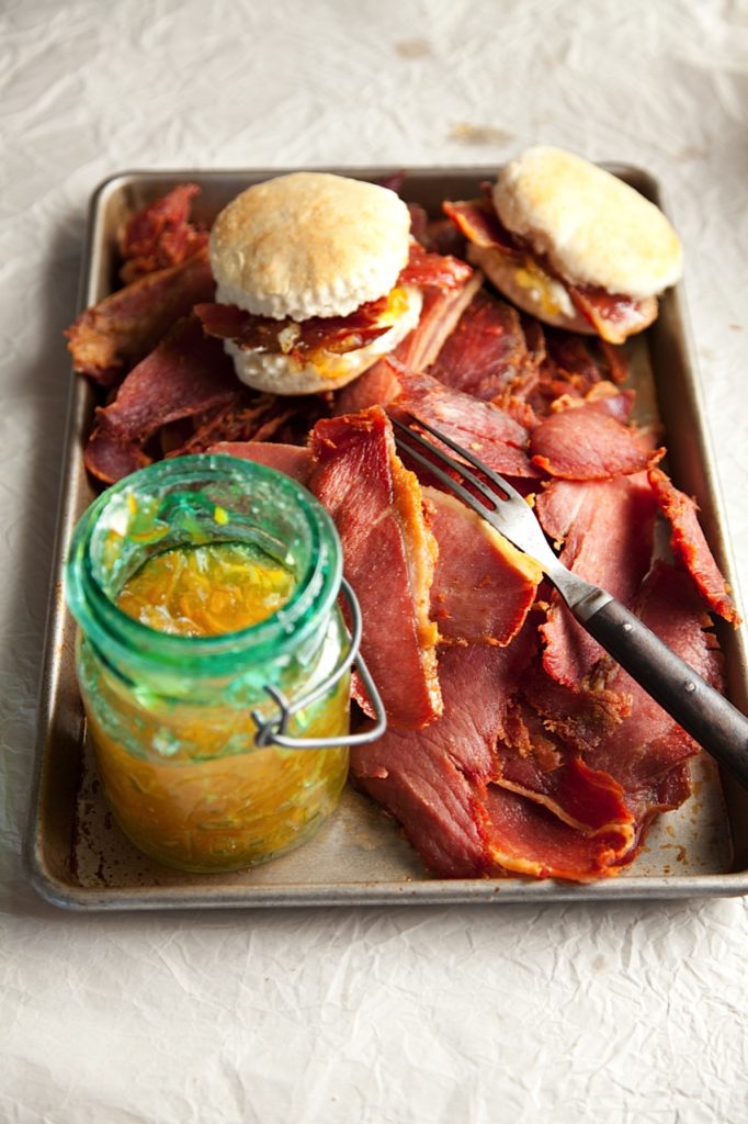 Country Ham and Biscuits with Orange Prosecco Marmalade from Libbie Summers