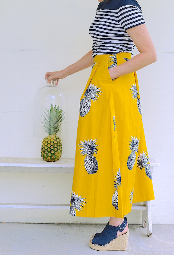 Friday Fashion Pineapple Skirt from Libbie Summers